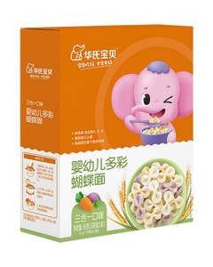 華氏寶貝嬰幼兒多彩蝴蝶面(三合一口味) 華氏寶貝嬰幼兒多彩蝴蝶面(三合一口味)
