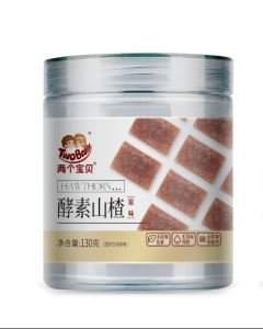 兩個(gè)寶貝130克罐裝酵素山楂(原味) 兩個(gè)寶貝130克罐裝酵素山楂(原味)