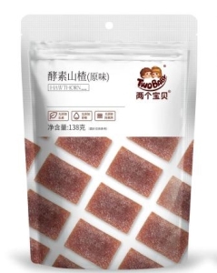 兩個(gè)寶貝138克袋裝酵素山楂(原味) 兩個(gè)寶貝138克袋裝酵素山楂(原味)