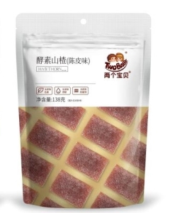兩個(gè)寶貝138克袋裝酵素山楂(陳皮味) 兩個(gè)寶貝138克袋裝酵素山楂(陳皮味)