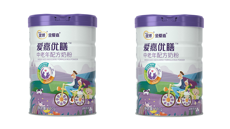 優博金愛嘉中老年奶粉系列