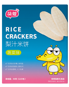 萌蔻梨汁米餅(蔬菜味) 萌蔻梨汁米餅(蔬菜味)