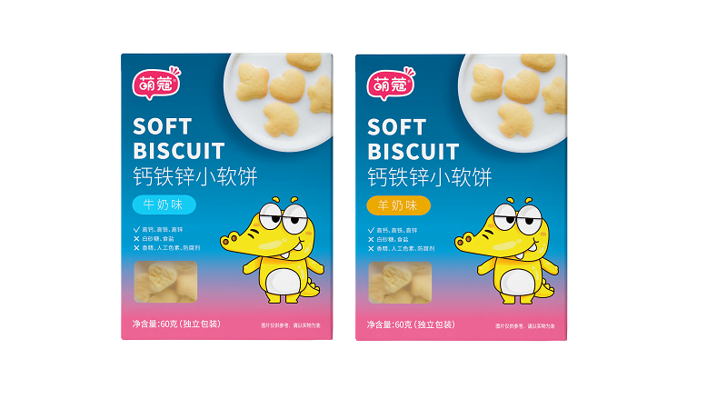 萌蔻鈣鐵鋅小軟餅系列