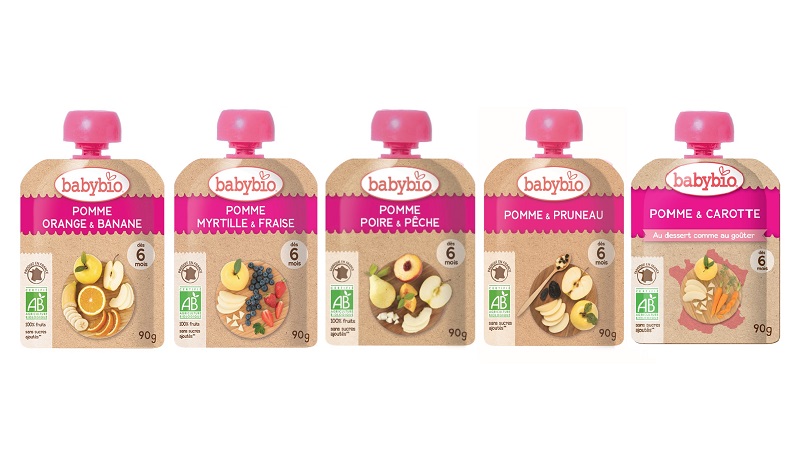 伴寶樂袋裝有機混合純果泥系列